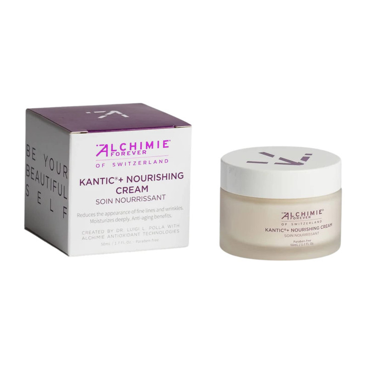 Alchimie Forever Kantic Nourishing Cream UltraNourishing Facial Cream with Jojoba Vitamin E European Blueberries and Gra