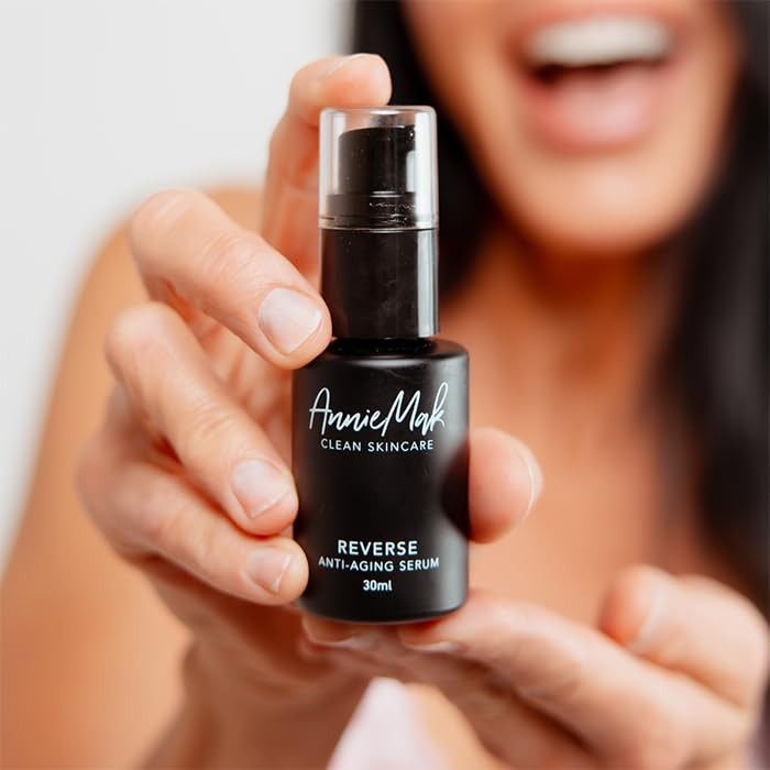 AnnieMak Reverse Anti Aging Serum for Face Deep Moisturizer Skin Care for Women Helps Reduce Wrinkle Dark Spots Facial L
