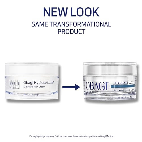 Obagi Hydrate Luxe UltraRich Moisturizer Night Face Cream Intensely Hydrates Rejuvenates Complexion NonComedogenic Skinc