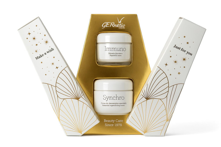 Gernetic Synchro Cream Regulating face care 50ml 16oz GERnetic IMMUNO Restructuring face mask 30ml 10 oz