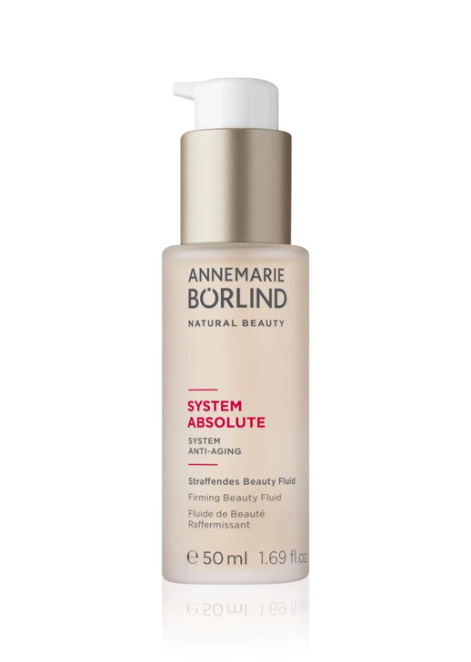 ANNEMARIE BRLIND SYSTEM ABSOLUTE Firming Beauty Fluid Toning Bogbean and Ladys Mantle Serum Strengthens Smooths and Plum