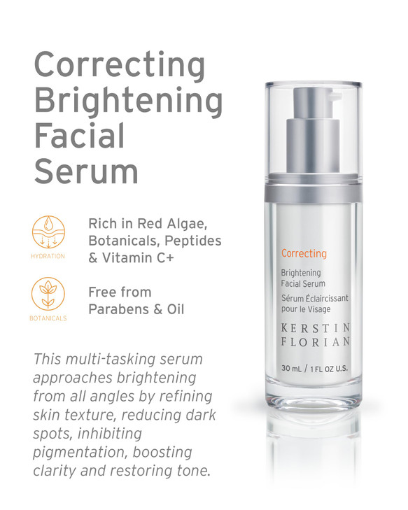 Kerstin Florian Brightening Facial Serum Vitamin C Complex Boosts Collagen Evens Skin Tone and Reduces Dark Spots Facial