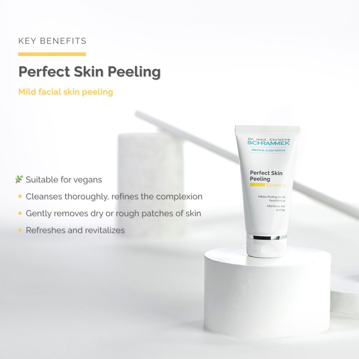 Perfect Skin Peeling 17 fl oz Mild Facial Skin Peeling Removes Excess Sebum Skin Particles with Vitamin E Apricot Kernel