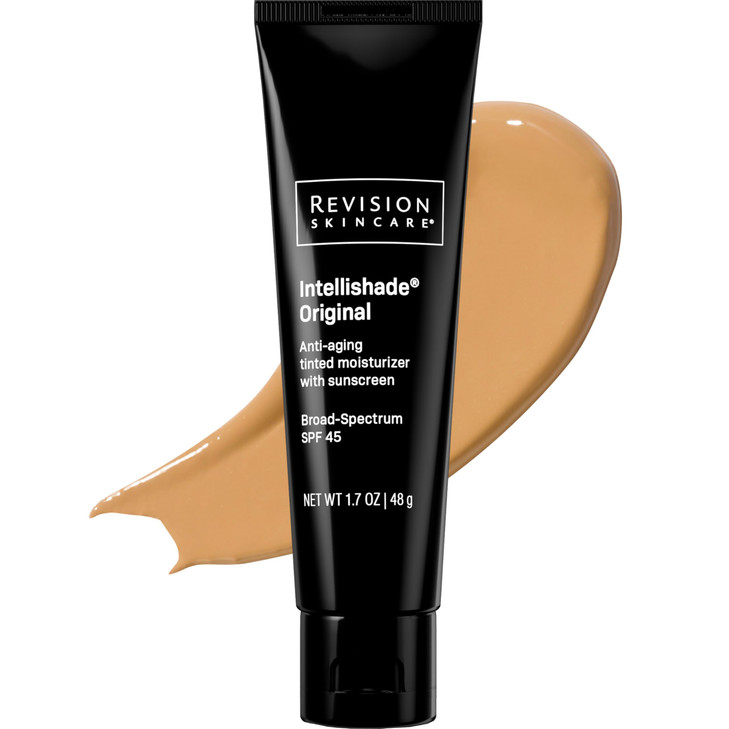 Revision Skincare Intellishade Original SPF 45 AntiAging Tinted Sunscreen for Face Daily Moisturizer with SPF AntiWrinkl