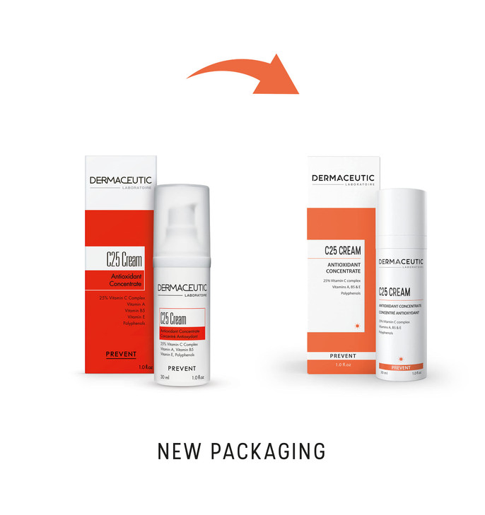 Dermaceutic C25 Cream Antioxidant Concentrate 1 Ounce 50 milliliter