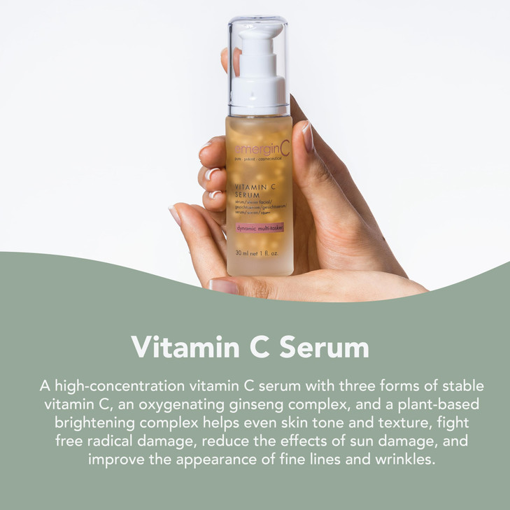 emerginC 12 Vitamin C Facial Serum Extra Strength MicroEncapsulated Spheres to Help Address Visible Signs of Aging Dark