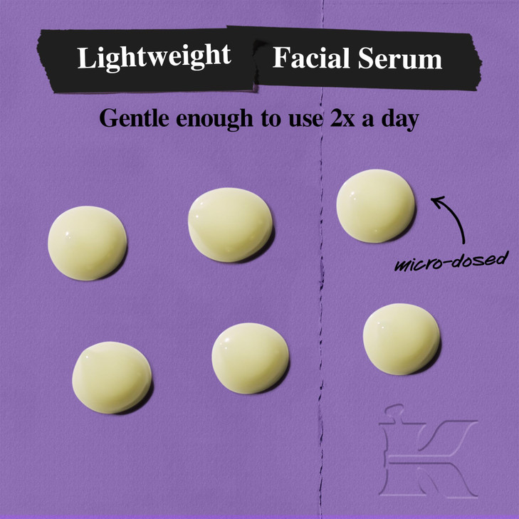 Kiehls Daily MicroDose AntiAging Retinol Facial Serum Reduces Wrinkles Firms Skin Evens Skin Tone Youth Renewing Hydrati