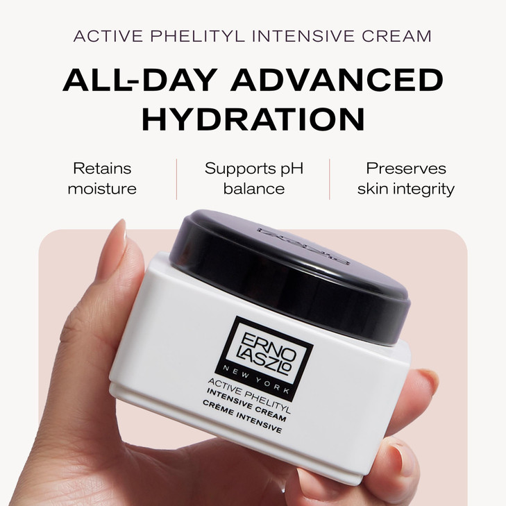 Erno Laszlo Active Phelityl Intensive Cream AllPurpose 24Hour Dry Skin Cream Face Cream to Protect Skins Natural Moistur