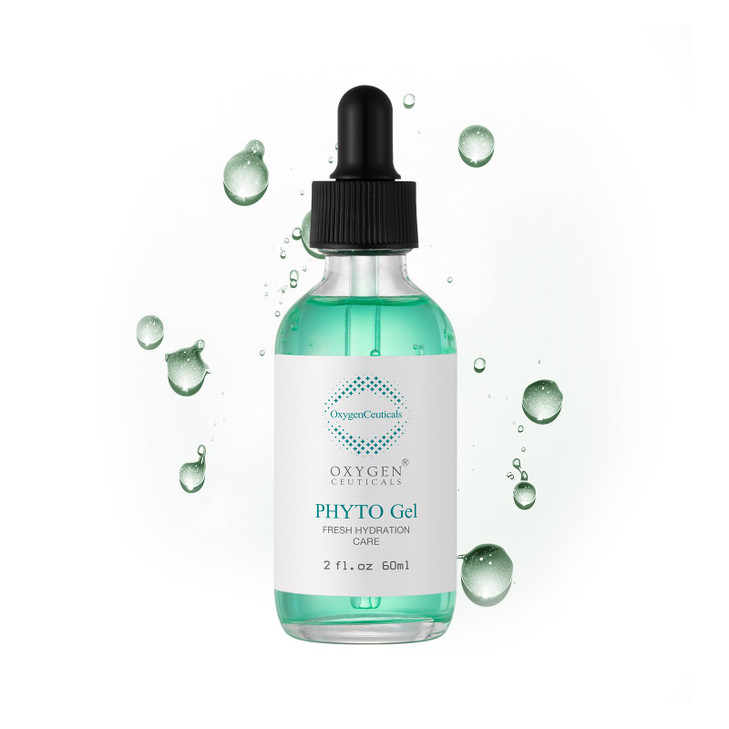 OxygenCeuticals Phyto Gel Brightening Soothing Korean Gel Serum with Niacinamide Sodium Hyaluronate Centella Root Extrac