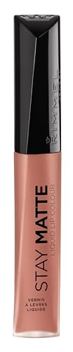 Rimmel London Stay Matte Liquid Lip Color with Full Coverage Kiss-Proof Waterproof Matte Lipstick Formula that Lasts 12 Hours - 720 Moca, .21oz online at globaldelivered