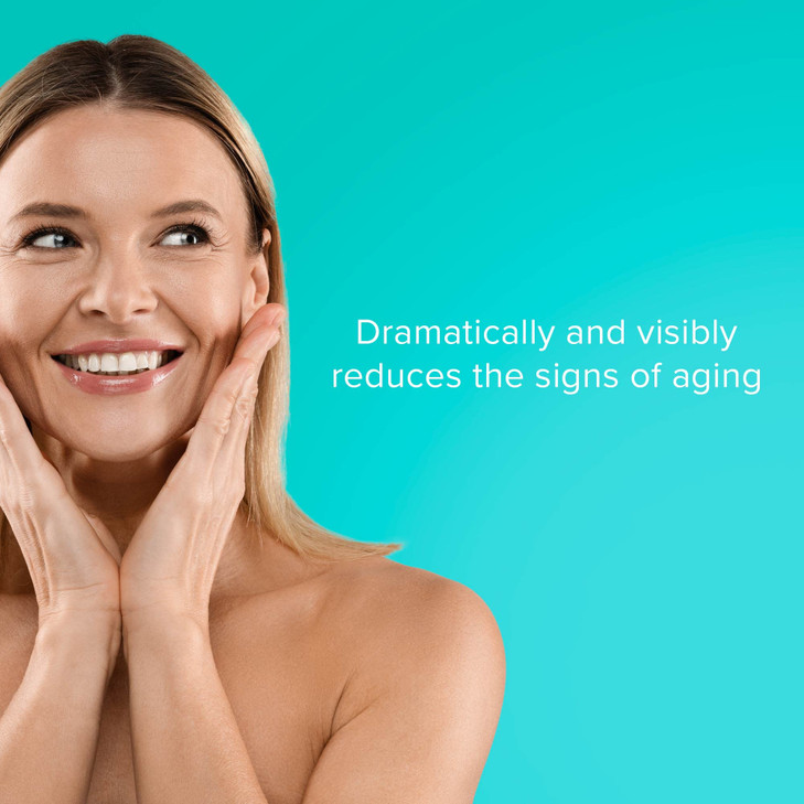 ClarityRx Get Fit MultiPeptide Healthy Skin Serum Natural PlantBased AntiAging Treatment for Fine Lines Wrinkles 1 fl oz