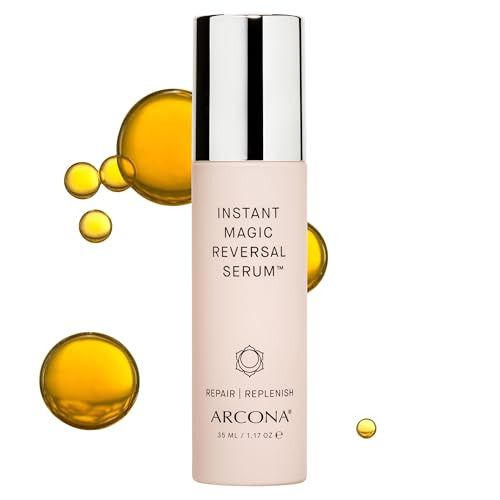 ARCONA Instant Magic Reversal Serum Hyaluronic Acid Witch Hazel Magnesium Honey Spin Trap Retains Moisture Plums Freshen