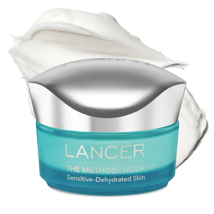 Lancer Skincare The Method Nourish Womens AntiAging Moisturizer with Hyaluronic Acid Daily Face Moisturizer Sensitive or