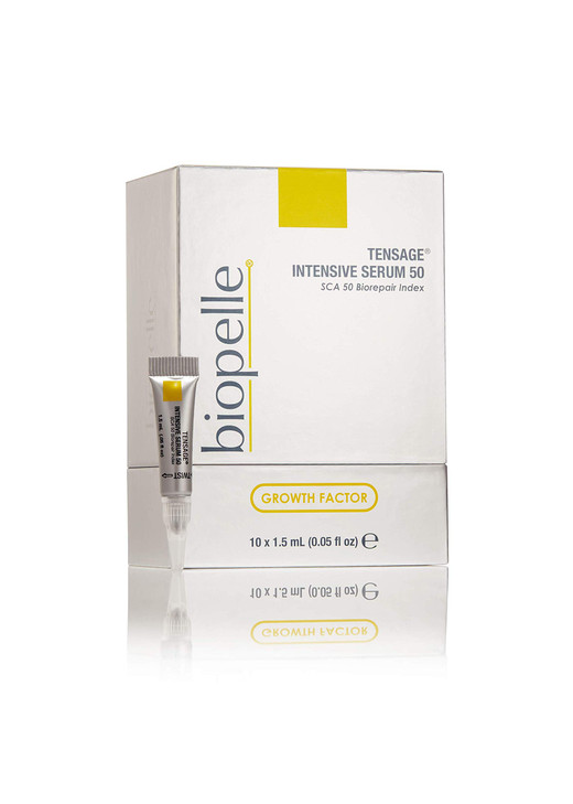 Biopelle Tensage Growth Factor Intensive Face Serum 50 Snail Mucin Serum for Face Neck with SCA 50 Biorepair Index Hyalu