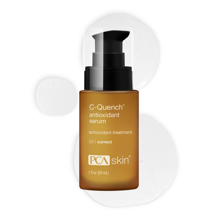 PCA SKIN Vitamin C Quench Antioxidant Protective Face Serum Anti Aging Hydrating Facial Corrector with Hyaluronic Acid f