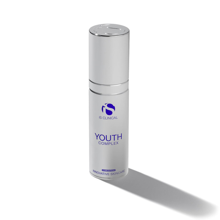 IS CLINICAL Youth Complex An Antiaging Formula Boosts Collagen and Elastin Production Antiwrinkle and Firms Skin