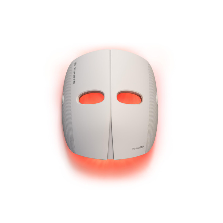 TheraFace Mask by Therabody LED Light Therapy Skincare Face Mask with Vibrating Massage Blue Red Light Therapy and Facia
