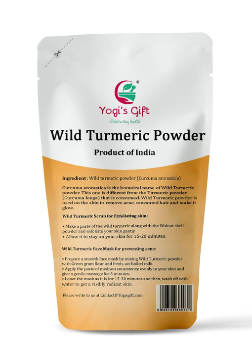 Kasturi Turmeric Powder for Skin Care Wild Turmeric Powder Aka Kasturi Manjal Best for Preparing Turmeric Face Mask Get