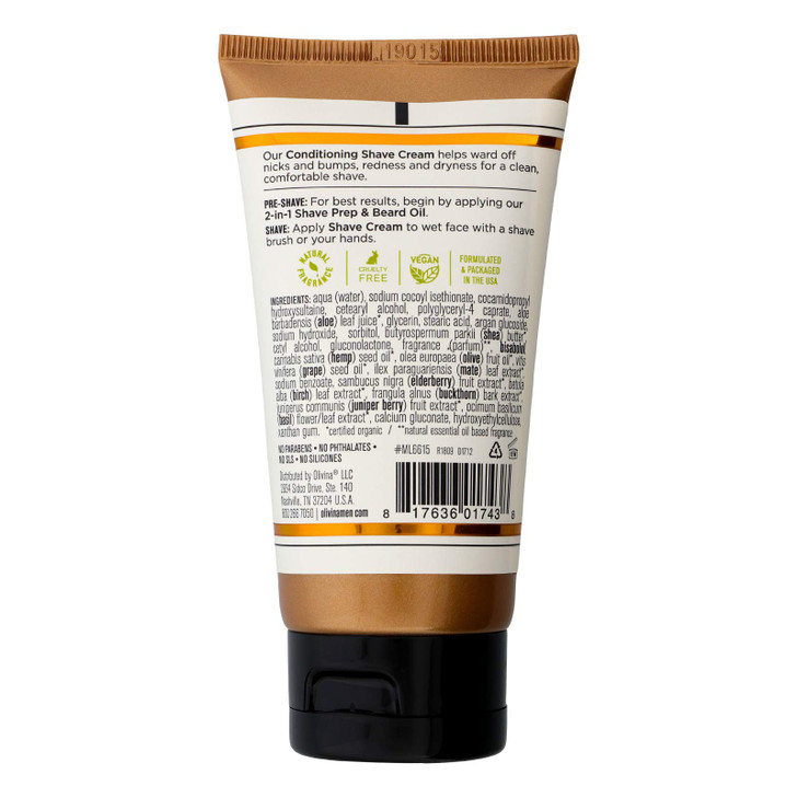 Barrel and Oak - Conditioning Shave Cream, Men's Shaving Cream, Moisturizing Shave Cream, Caffeine & Antioxidant-Rich, Helps Prevent Nicks, Bumps, Re online at globaldelivered