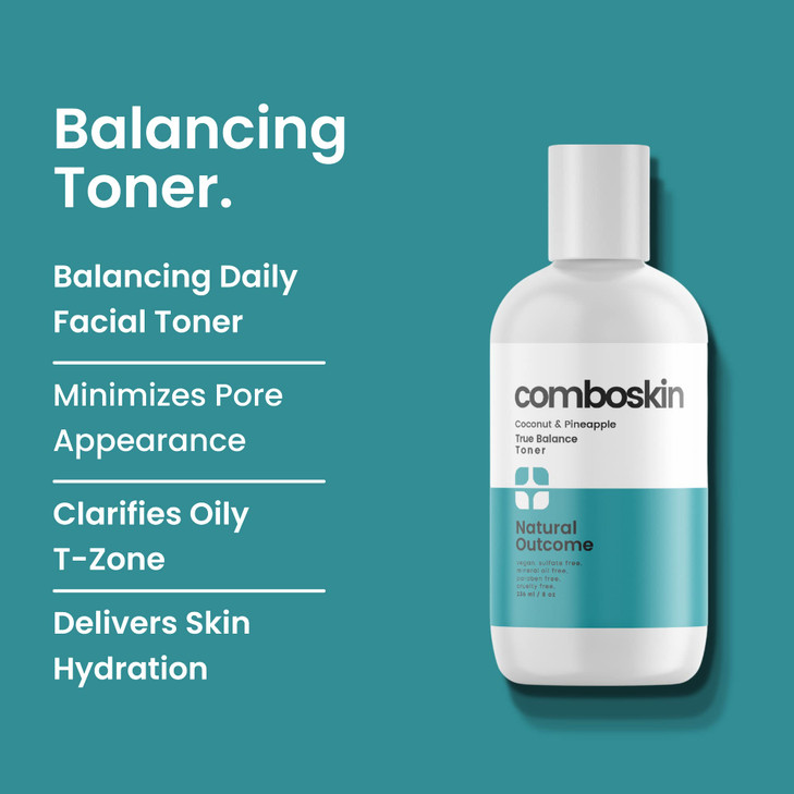 Natural Outcome Combination Skin Balancing Face Toner Alcohol Free Witch Hazel Facial Astringent wHydrating Aloe Vera Co