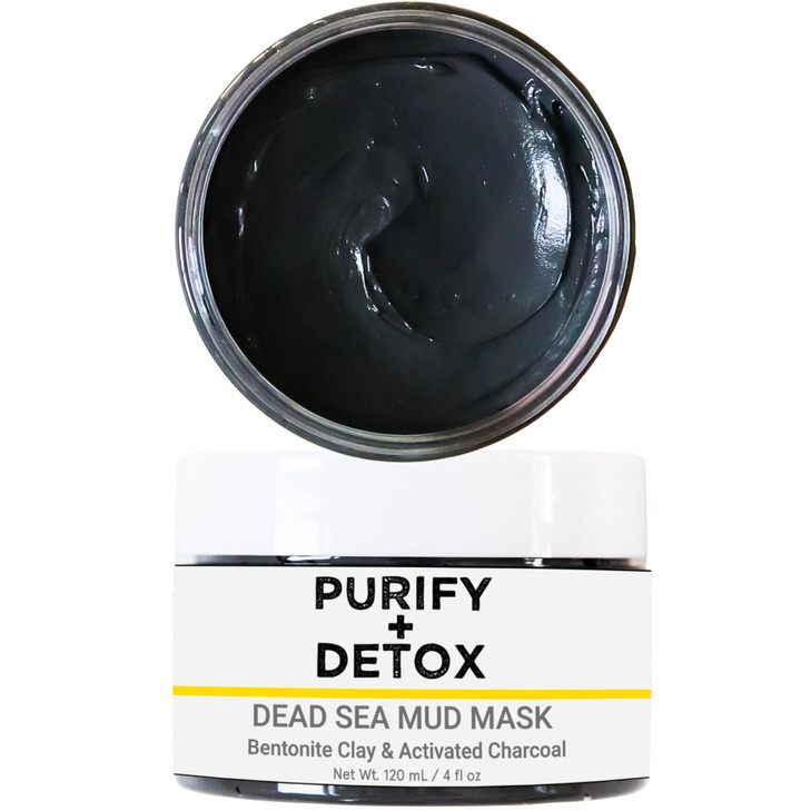 Doppeltree Activated Charcoal Mud Mask with Bentonite Clay for Men and Women Toning Treatment to Manage Blackheads and M