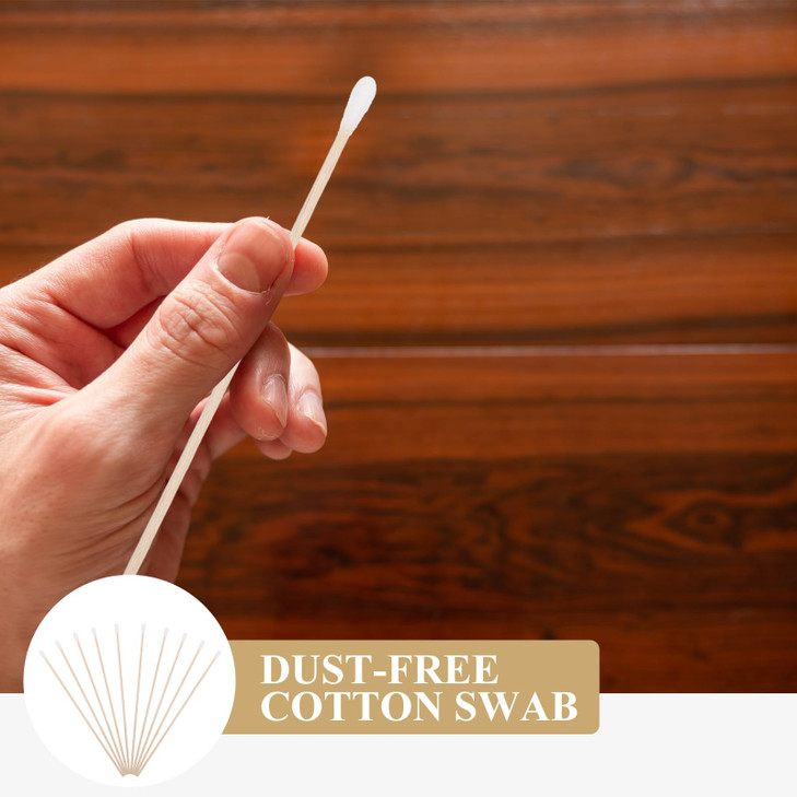 Cotton Swabs 100Pcs Long Wood Handle Swabs Ear Cleaning Wound Care Cotton Buds Round Cotton Tip Swab online at globaldelivered