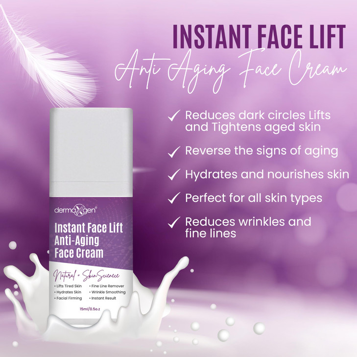 Dermaxgen Instant Face Lift Cream AntiAging Solution for Neck Chest Sagging Skin Face Lift Cream Firming Instant for a S