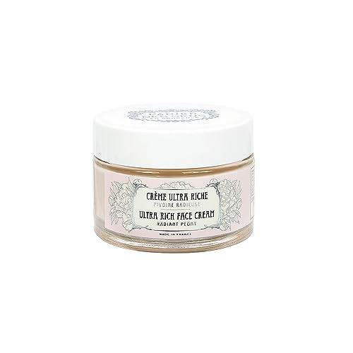 Panier des Sens Radiant Peony Ultra Rich Face Cream Hydrates Regenerates in 48 H 99 Natural Ingredients Made in France V