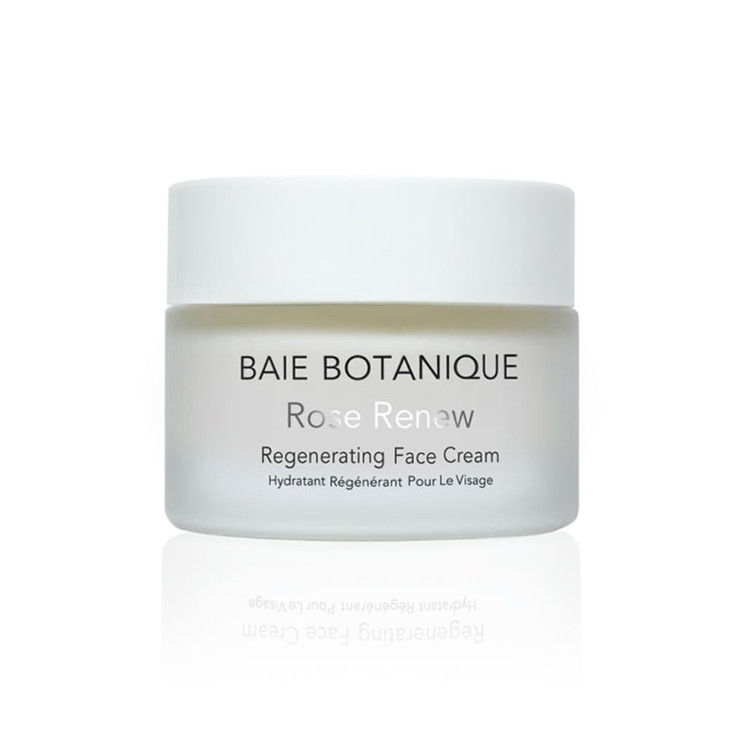 Baie Botanique Organic Face Cream Natural Face Moisturiser AntiAgeing Cream for Women Men with Rose Water Rosehip Vitami