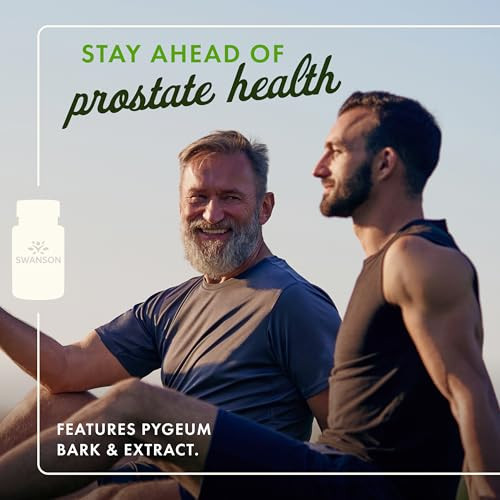 Swanson Pygeum - Herbal Supplement Promoting Male Prostate Health, Bladder, and Urinary Tract Health Support - Mens Health Supplement - (100 Capsules