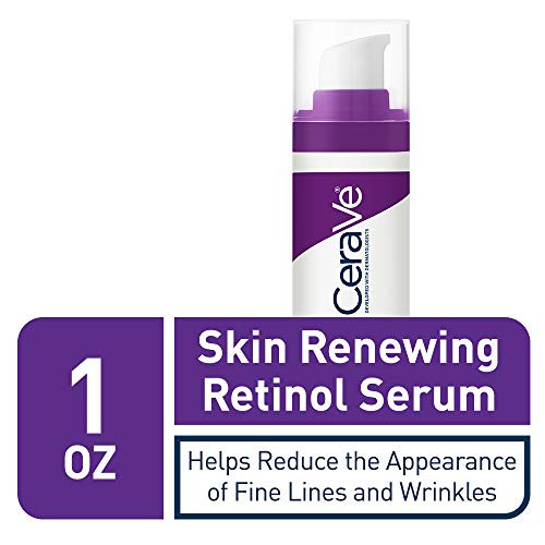 CeraVe Anti Aging Retinol Serum For Face Encapsulated Retinol With Hyaluronic Acid Niacinamide Ceramides Smooths Wrinkle