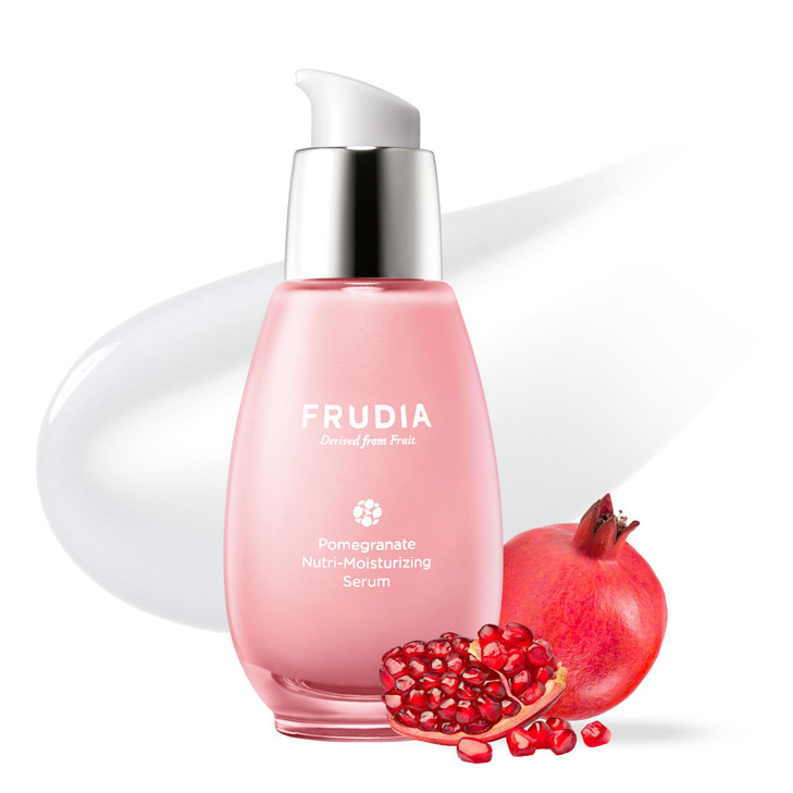 FRUDIA Pomegranate NutriMoisturizing Face Serum 176 oz 64 Pomegranate Extract Vegan Collagen for Firming AntiAging Korea