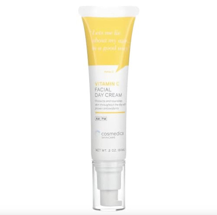 Cosmedica Skincare Vitamin C Facial Moisturizer 15 Vitamin C Facial Day Cream 2 ounces Protects and nourishes skin throu