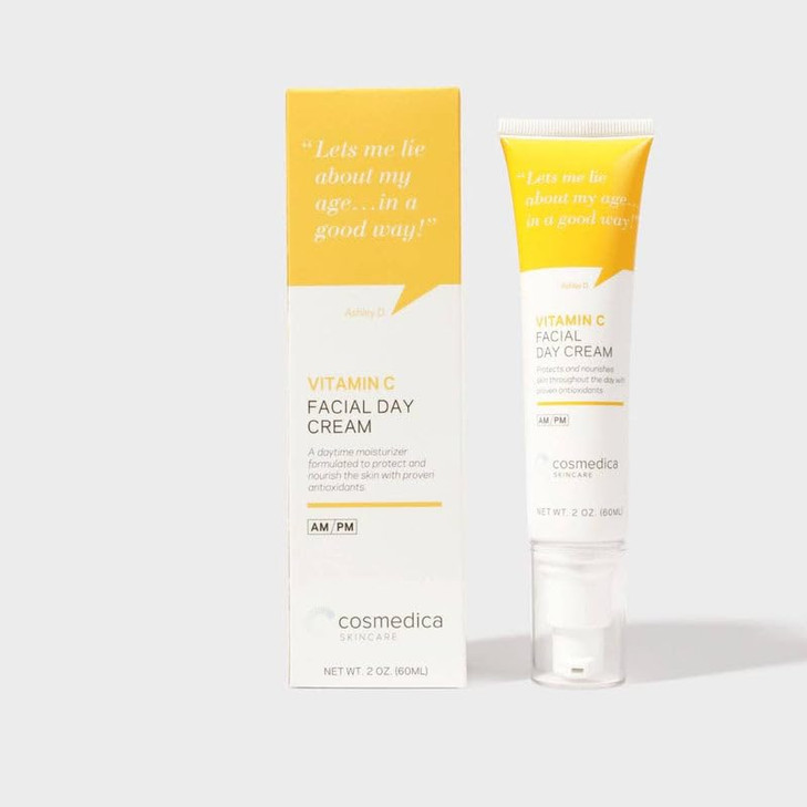 Cosmedica Skincare Vitamin C Facial Moisturizer 15 Vitamin C Facial Day Cream 2 ounces Protects and nourishes skin throu