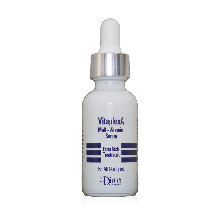 Dinur Cosmetics Vitaplex A MultiVitamin Serum Extra Rich Treatment for All Skin Types 1 fl oz 30 ml