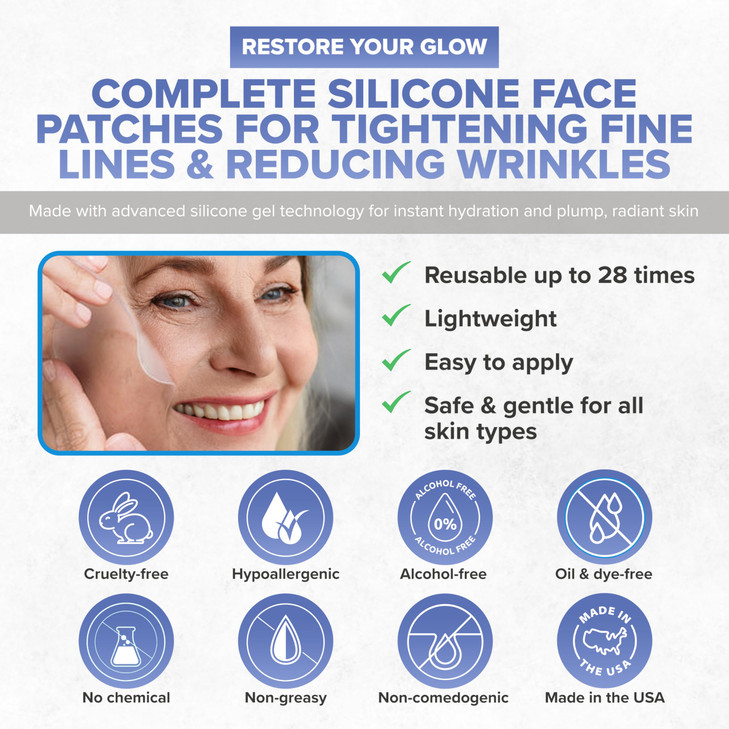 BIOluminance Silicone Hydrotherapy Masque Skin Care Face Mask with Advanced Silicone Gel Technology to Help Tighten Fine