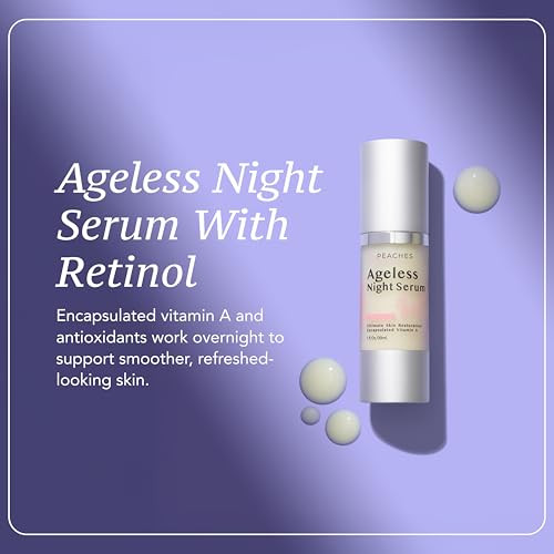 Retinol Serum for Face Vitamin A Concentrate to Support Radiant EvenLooking Skin PlantBased Facial Formula Ageless Night