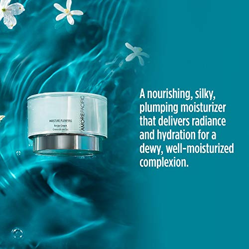 AMOREPACIFIC Moisture Plumping Nectar Cream Lightweight Korean Face Moisturizer with Bamboo Nectar Green Tea Seed Oil fo