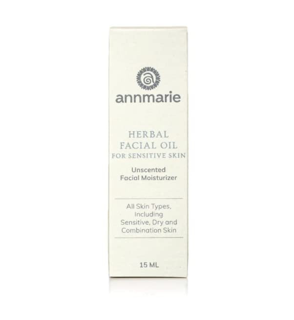 Annmarie Skin Care Herbal Facial Oil For Sensitive Skin Unscented Facial Oil With Squalane Sacha Inchi Oil Camellia Seed