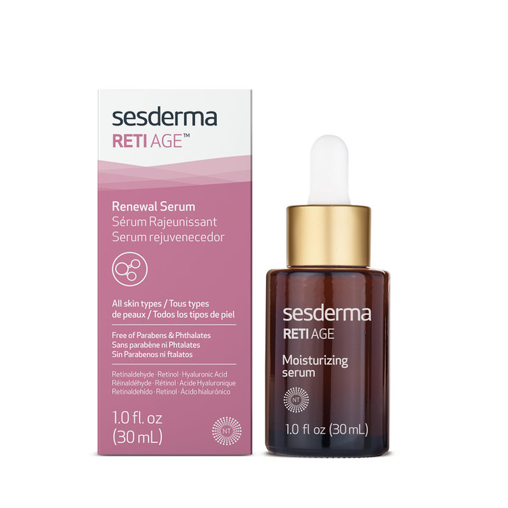 Sesderma RETI AGE AntiAging Serum Retinol First Signs of Aging AntiWrinkle Hydration Firmness Liposomal Serum 10 fl oz