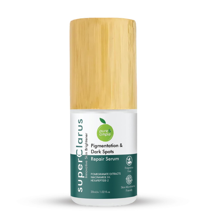 Pure Cimple Probiotic Skin Brightening Serum Dark Spot Face Treatment Age Spots Melasma Sun Damage and Dark Pigmentation