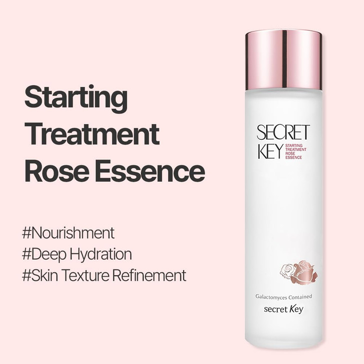 Secret Key Starting Treatment Essence Rose Edition Nourishment Hydration Skin Soothing Skintexture Care 94 of Galactomyc