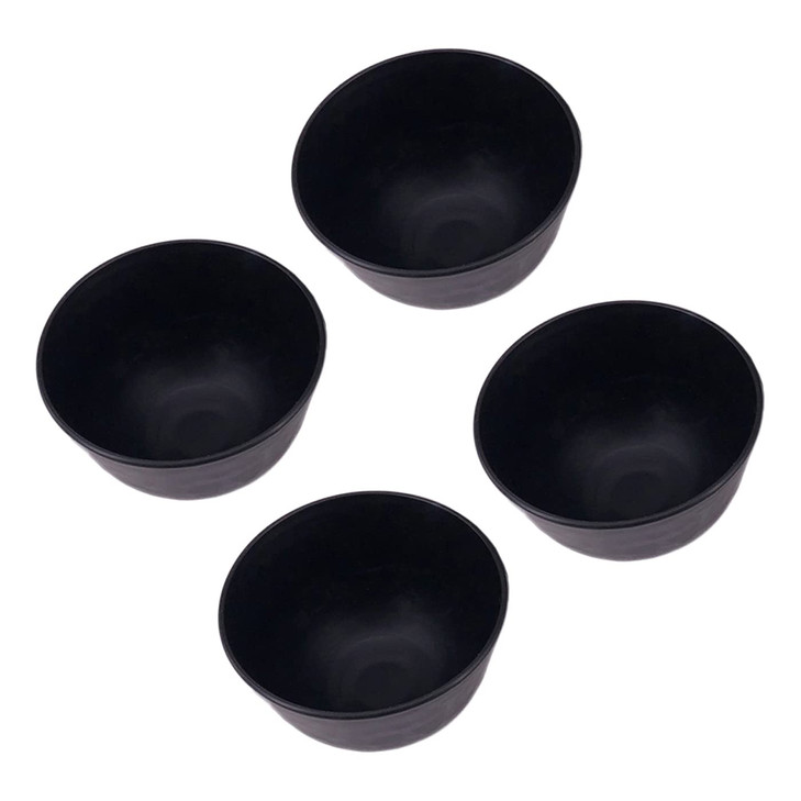 lasenersm 4 Pieces Rubber Facial Mask Mixing Bowl Facemask Bowl Mud Mask Mixing Bowl DIY Skin Care Mixing Tool for Lady