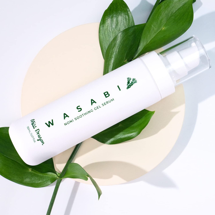 miss dragon Wasabi Noni Soothing Gel Serum 507 floz Calming Gel Moisturizer for Sensitive AcneProne Skin Vegan Korean Sk