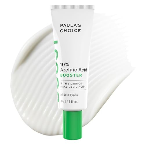 Paulas Choice BOOST 10 Azelaic Acid Booster Cream Gel Face Serum with Salicylic Acid OilFree Skin Brightening Serum for