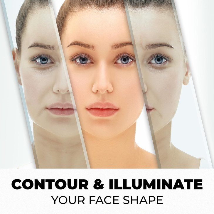 Profusion Cosmetics Contour 5 Color Highly Pigmented Makeup Palette Curated Selection Of Powders To Highlight Bronze and