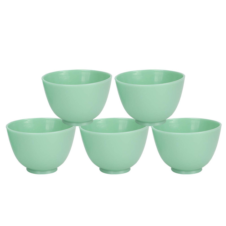 YUYTE 5 Pieces Silicone Bowl Diy Mask Mixing Bowl Mud Mask and Other Skincare Products Bowl Cosmetic Beauty Tool for Hom