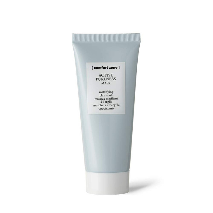 comfort zone Active Pureness Mask Mattifying Clay Face Mask Absorbs Excess Sebum Minimizes Pores Purifying Treatment Kao