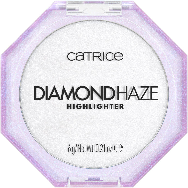 Catrice Diamond Haze Highlighter 010 Gimme Glitter Stunning 3D Shimmer Effect for Face Body Silky Buildable Glow Vegan C