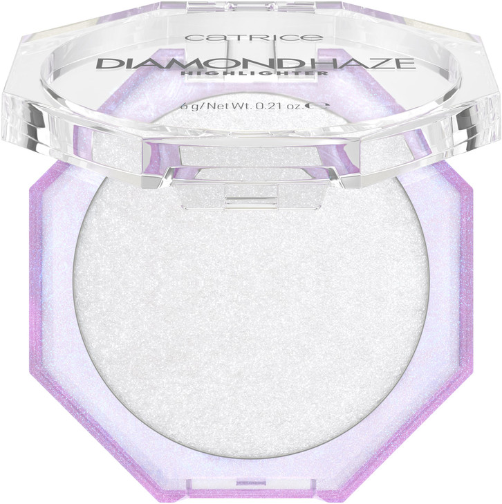 Catrice Diamond Haze Highlighter 010 Gimme Glitter Stunning 3D Shimmer Effect for Face Body Silky Buildable Glow Vegan C